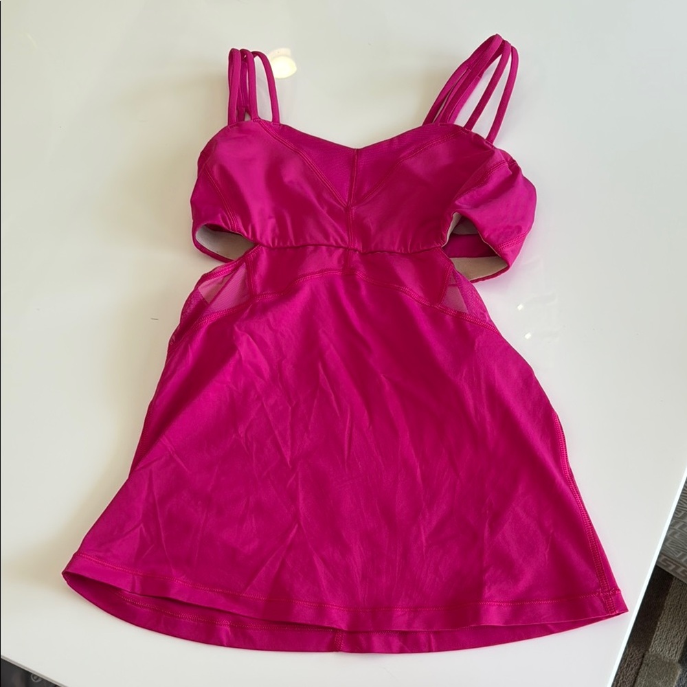 Vibrant Pink Lululemon tank top